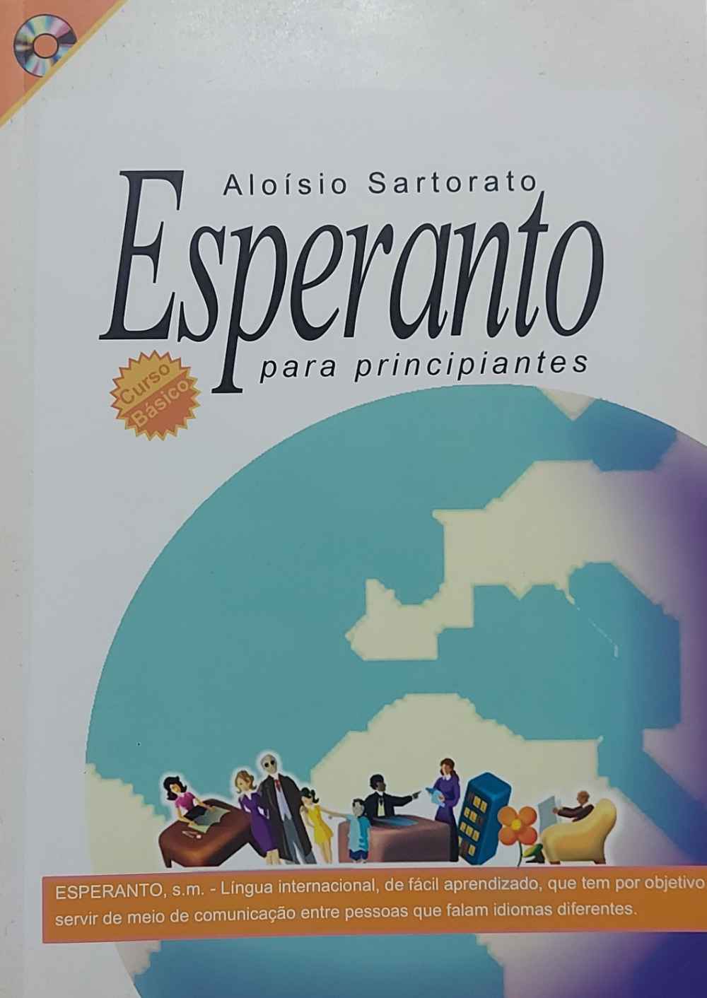 Capa de Esperanto para principiantes Aluísio Sartorato 